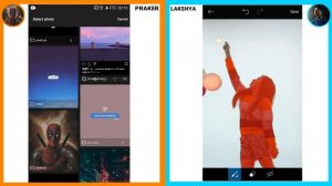 LAKSHYA EDITZ VS PRAKER - Editing Battle (picsart, ps touch, lightroom, vsco) | SPEED ART | ep 1