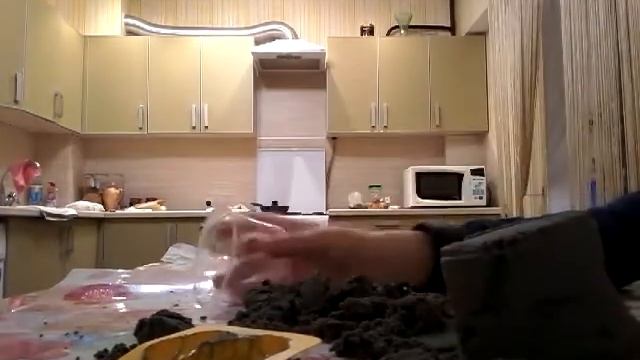 Делаю поделки из песка