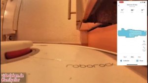 Onride auf dem Saugroboter Wischroboter Roborock S5 MAX mit der Kamera Insta 360 Go