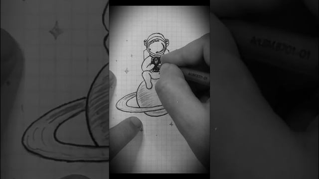 Рисуем космонавта ㋛ ▼▼▼ Не пропусти !!! смотреть онлайн