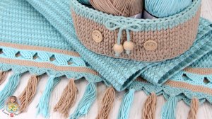 Покрывало на рукодельное кресло (крючком)