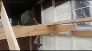 Наружнее утепление деревянного дома пенополиуретаном