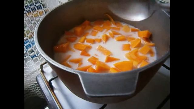 ПОЛЕЗНАЯ И ОЧЕНЬ ВКУСНАЯ МОЛОЧНАЯ КАША С ТЫКВОЙ И РИСОМ!!!