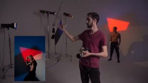 РАЗБОР СХЕМЫ СВЕТА №1/съемка с постоянным и импульсным цветным светом/КАК ЭТО СНЯТО?