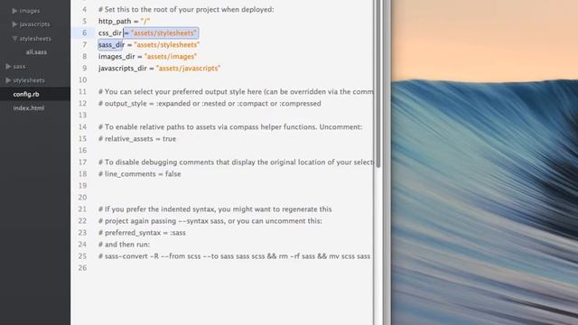 Using SASS in Terminal смотреть онлайн