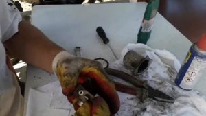 как снять стартер с honda lead af 20 e