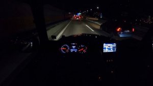 2017 MERCEDES BENZ AMG G 63 BRABUS 571 PS NIGHT POV DRIVE BASEL SWITZERLAND (60 FPS)