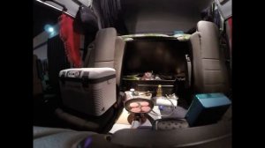 Готовим котлеты в машине ))), ужин с Каляном.mp4