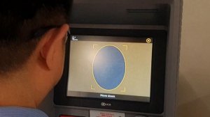 OCBC ATM with facial recognition technology