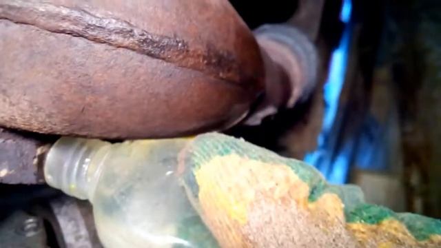 Как разобрать глушитель, гайки закорели смотреть онлайн