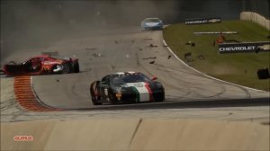 Феррари разбилась на бешеной скорости. Ferrari crash