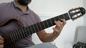 Somewhere over the rainbow - Classical guitar Yamaha Slg 200 nw silent