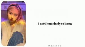 ROSE BLACKPINK - Someone You Loved (Cover Lewis Capaldi) (LYRICS)