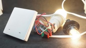 Бесшумный zigbee выключатель MOES ZTS-EUB на две линии, под круглый подрозетник