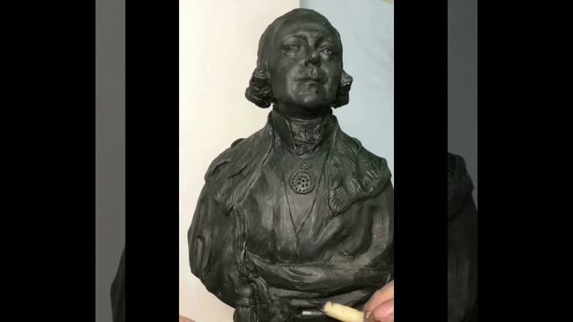 Процесс лепки бюста Павла l. смотреть онлайн