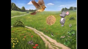 Мышь и воробей, удмуртская сказка