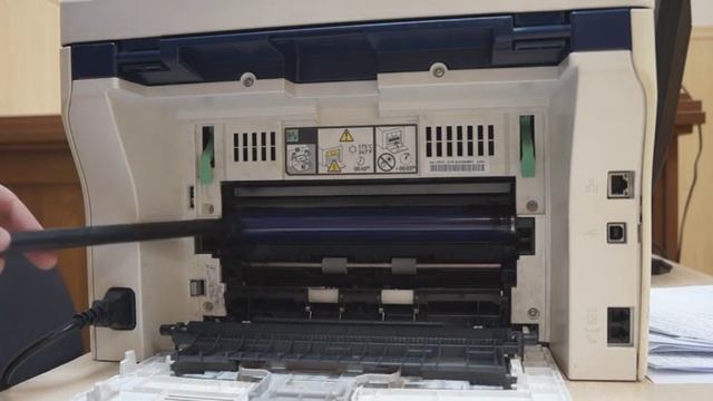 Xerox 3045. Убираем черные полосы (пятна/ "хлопья"/мазня) Remove the black stripes