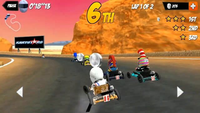 Kart Stars - Android Gameplay смотреть онлайн
