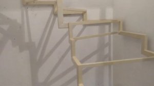 Изготовление косоура для лесенки из профильной трубы .монтаж на месте