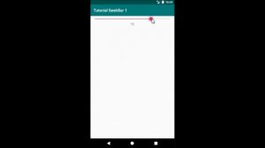 Android Studio - SeekBar: da 0 a 100