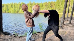 Таффка-байкерша! День Рождения Артема, шум-гам на даче ⬛