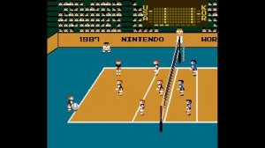 Volleyball (NES) - Gameplay. Волейбол на Денди