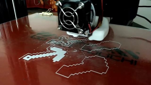 Майнкрафт!! оружие в 3D