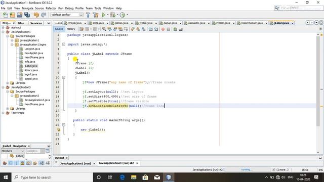 HOW TO CREATE JLabel IN JAVA || IN NETBEANS || JAVA SWING. смотреть онлайн