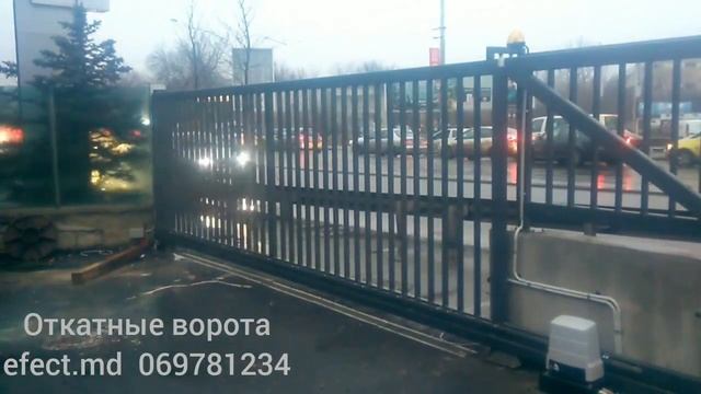 Откатные ворота. Efect.md 069781234 смотреть онлайн
