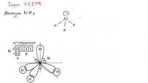 Гибридизация и геометрические формы молекул доступным языком. (Общая химия)