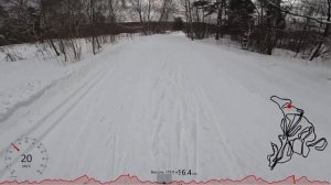 Московский лыжный марафон 2023 с GoPro Варвара Прохорова