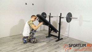 Скамья складная для жима со стойками - лучшие упражнения от Sportlim.ru