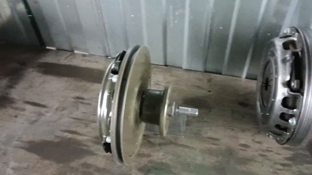 полноценное сцепление под поликлиновый ремень на минитрактор! смотреть онлайн