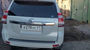 toyota land cruiser prado 150. LUX ХАНТЕР L45-B - багажник на рейлинги