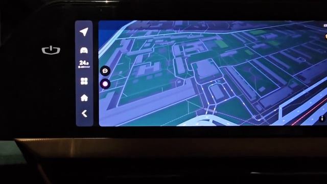 Настройка Я.Navi на приборной панели и HUD дисплее от GMCustoms  Geely Monjaro