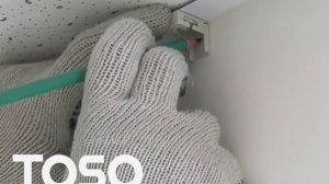 Монтаж гибкого профиля Refre TOSO
