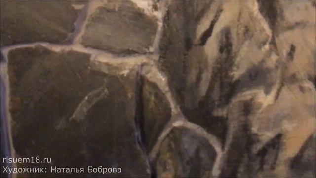 Роспись стен Пещера | Художник Наталья Боброва
