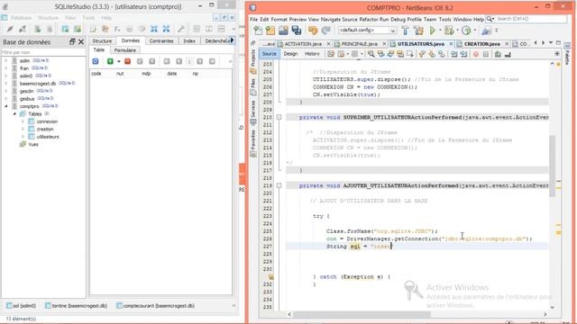 Comment ajouter un utilisateur dans une base de donnée avec #java #swing #sqlite #jdbc #netbeans смотреть онлайн