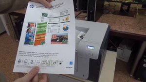 Представяне на HP LaserJet Enterprise 500 color M551dn