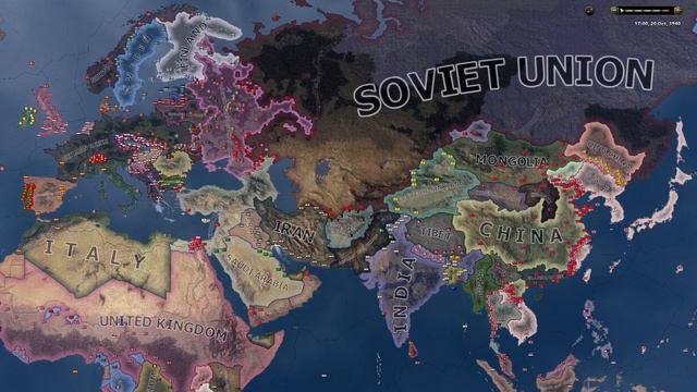 Highway through Soviet Union - Hoi4 Timelapse смотреть онлайн