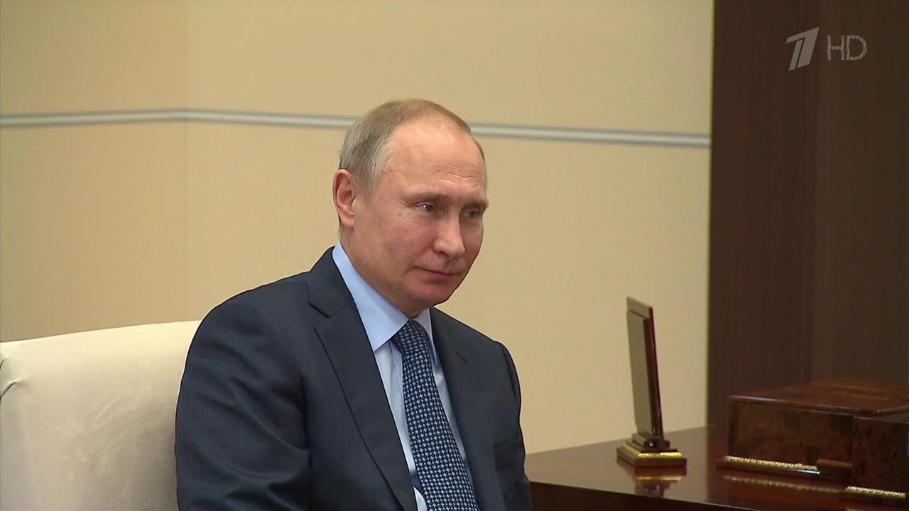 Перспективы отечественной металлургии Владимир Пут...лавой компании "Северсталь" Алексеем Мордашовым