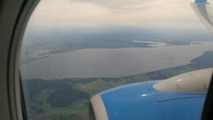 Взлёт в Сочи/Аэропорт Сочи/Перелёт Сочи-Казань/Посадка в Казани. Авиакомпания Победа.