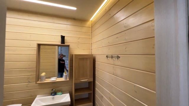 Натяжные потолки в доме из бруса 60 м2 смотреть онлайн