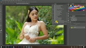 OUTDOOR PORTRAIT EDITING - PURPLISH EFFECT WITH FLARE - PHOTOSHOP ACTION