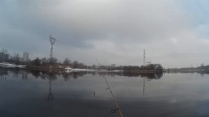 Рыбалка 07.03.2015. Половил окуня на лёгкий джиг и отводной поводок.