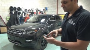 Range rover Evoque remote starter installation