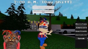 ИГРАЮ ЗА АНИМАТРОНИКА БАЛУН БОЙ ФНАФ 3D ПУГАЮ ОХРАННИКА КООП FNAF ROBLOX FNAF Help Wanted