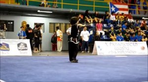 Alex Lim (USA) - 10th Pan-American Wushu Championships -Staff (Gunshu)