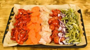 БЕЗУМНО Вкусный ЗАПЕЧЕННЫЙ в духовке ОВОЩНОЙ САЛАТ с КУРИЦЕЙ. Баланс вкуса и КБЖУ. Вы ПОЛЮБИТЕ его!
