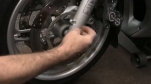 BMW K1200LT Front Wheel Removal and Reinstall DIY